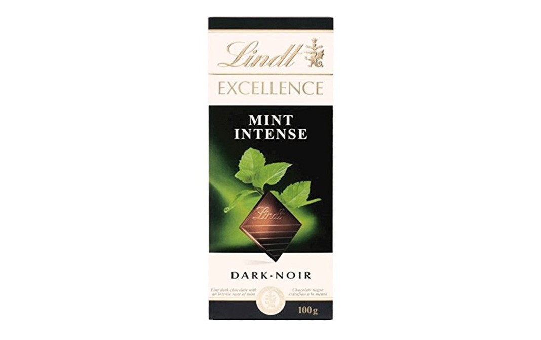 Lindt Excellence Mint Intense Dark Chocolate   Box  100 grams